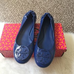 Tory Burch Reva Tumbled Patent Leather