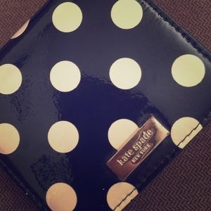 Kate Spade polka dot small wallet