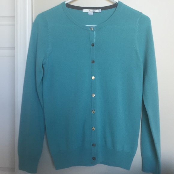 EUC Boden 100% Cashmere Crewneck Cardigan