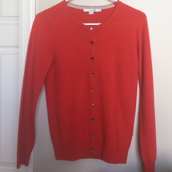 EUC Boden 100% Cashmere crewneck Cardigan