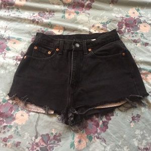 High Waisted Levi Shorts