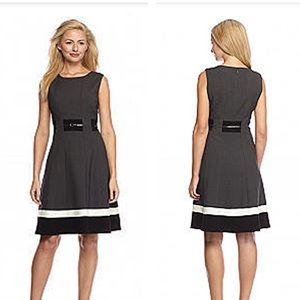 Worn Once! Calvin Klein belted dress.
