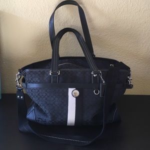 Coach Signature Voyager Diaper Bag