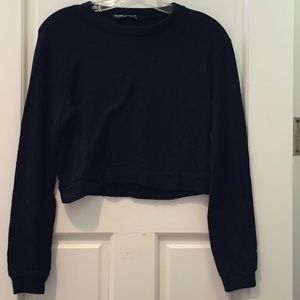 Black Long Sleeve Crew neck