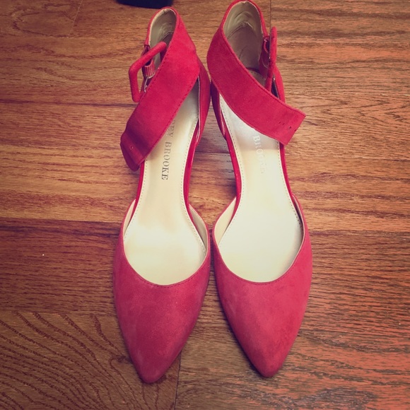 Audrey Brook ankle wrap heels