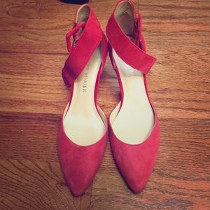 Audrey Brook ankle wrap heels