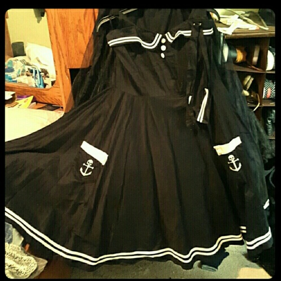 Pin up sailor dress