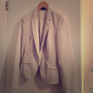 Moving ‼️ express sz 6 blazer pinstripe light blue