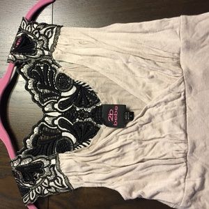 2b Bebe lace and cotton dress