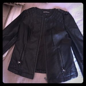 Express faux leather jacket