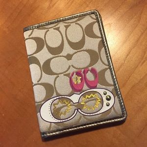 Authentic Coach passport cover