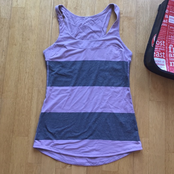 Lululemon Striped Yoga Tank