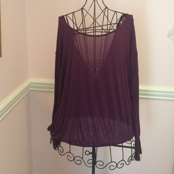 Sweater With Open Cross Back - image 1