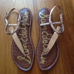 Rose Gold Sam Edelman Sandals