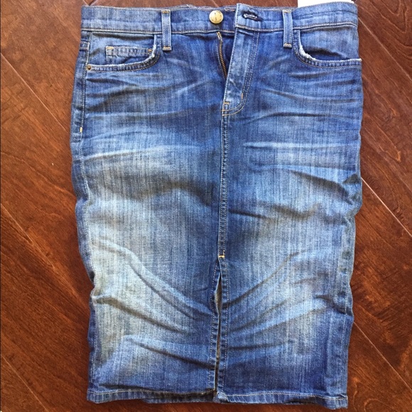 Current Elliot jean pencil skirt sz 28