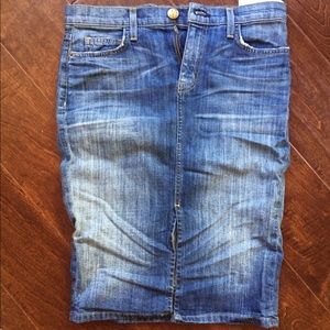 Current Elliot jean pencil skirt sz 28