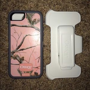 Pink Realtree Otterbox Defender iPhone 5/5S/SE