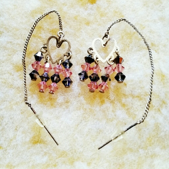 Swarovski Ear Threader Earrings