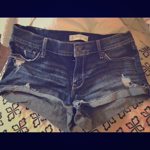 Abercrombie & Fitch Stretch Jean Shorts
