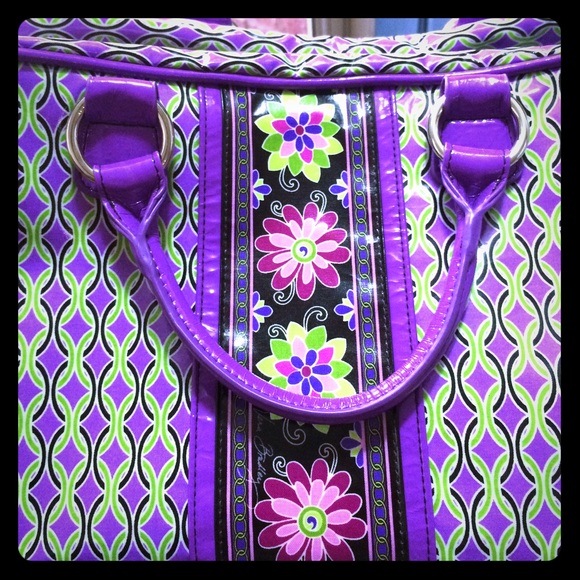 ✨SOLD✨ Vera Bradley FRILL Duffel Bag | Weekender - Picture 1 of 4