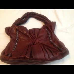 Authentic TREESJE Leather Hobo Bag