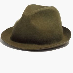 Rad NWT Madewell + Biltmore felt fedora hat