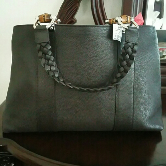 Auth Gucci Leather Bag