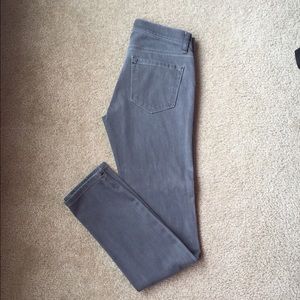 Gray LOFT Modern Skinny Jeans