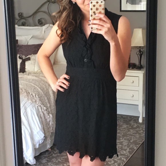 BB Dakota Black Eyelet Dress - Picture 1 of 2