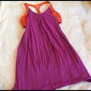 Lululemon tank with bra