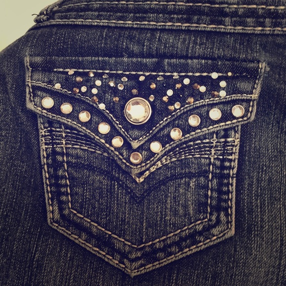 Cato brand jeans with bling embellishments!