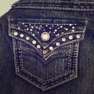 Cato brand jeans with bling embellishments!