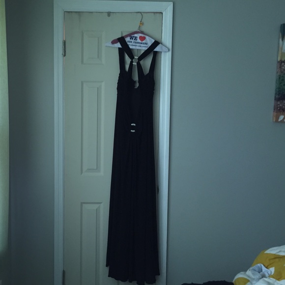 Beautiful black evening dress (I used for prom)