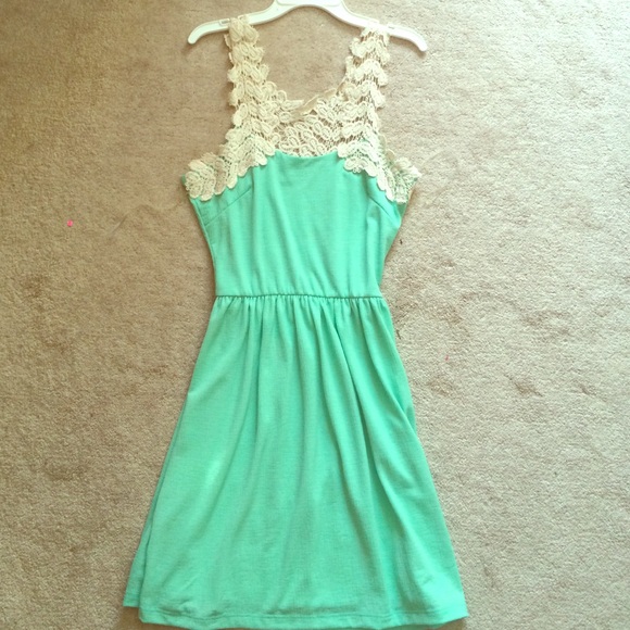 Francesca's Collections Dresses A Sea Foam Green Dress Poshmark