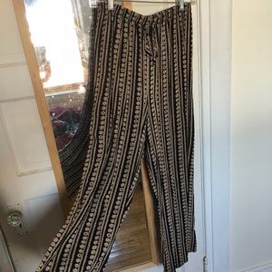 Hippie Flowy Soft Wide Leg Pants
