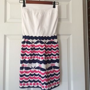 Lily Pullitzer strapless dress