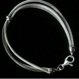Sterling silver Italian made bracelet