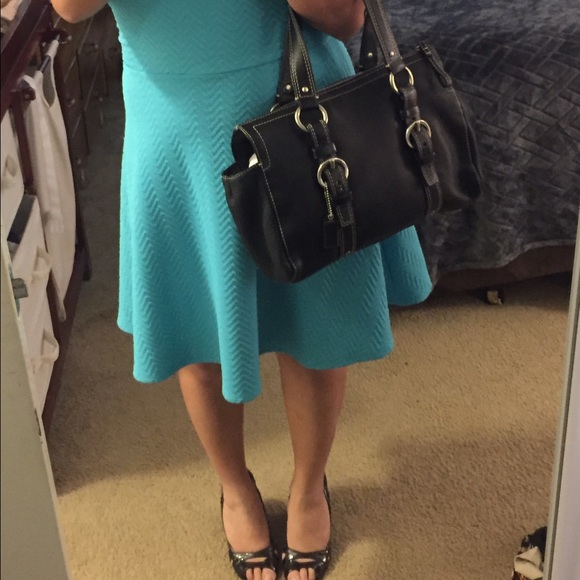 ❌SOLD❌Modeling Coach Handbag - Picture 2 of 2