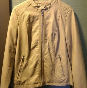 Faux leather jacket