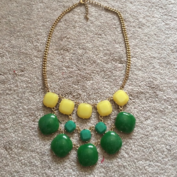Green and yellow necklace!