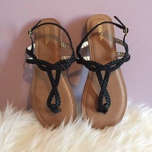 Black Merona Sandals