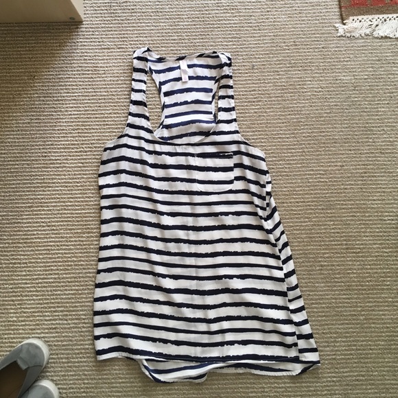 Striped racer back top - Picture 2 of 3