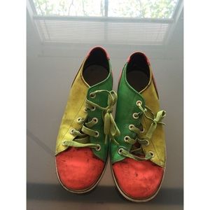 Genuine leather bowling shoes