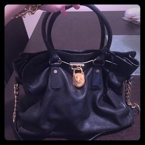 Hamilton Black & Gold Michael Kors Bag