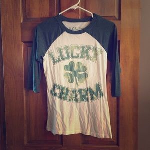 St. Patrick's day baseball tee