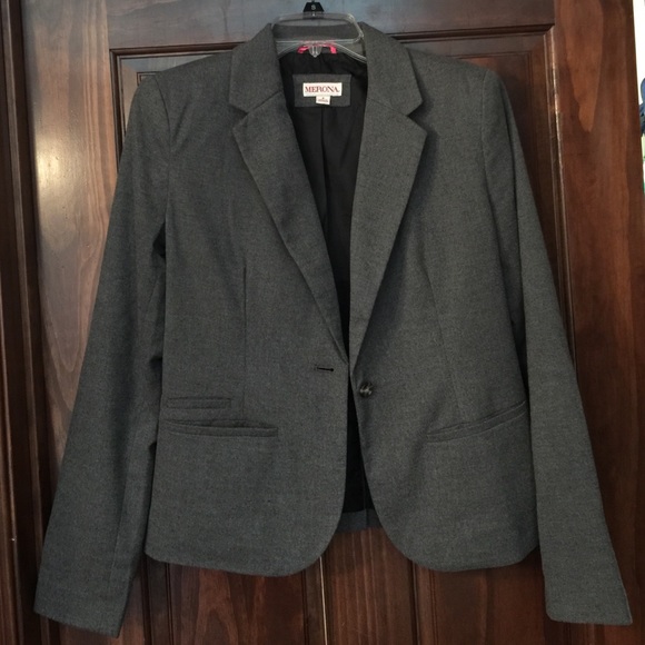 Gray blazer