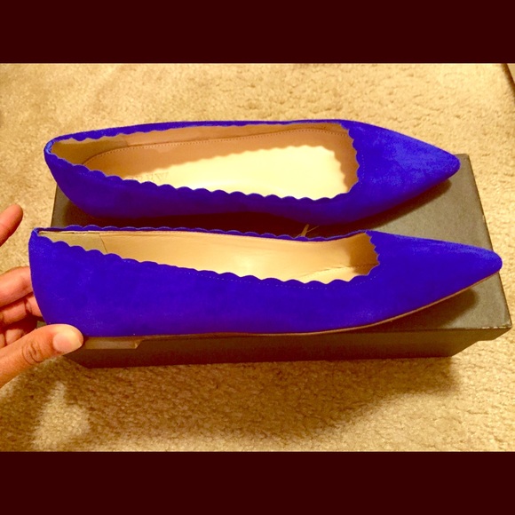 NIB J Crew Harper Scalloped Flats
