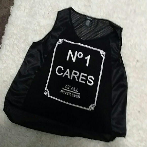 No1 cares jersey tank