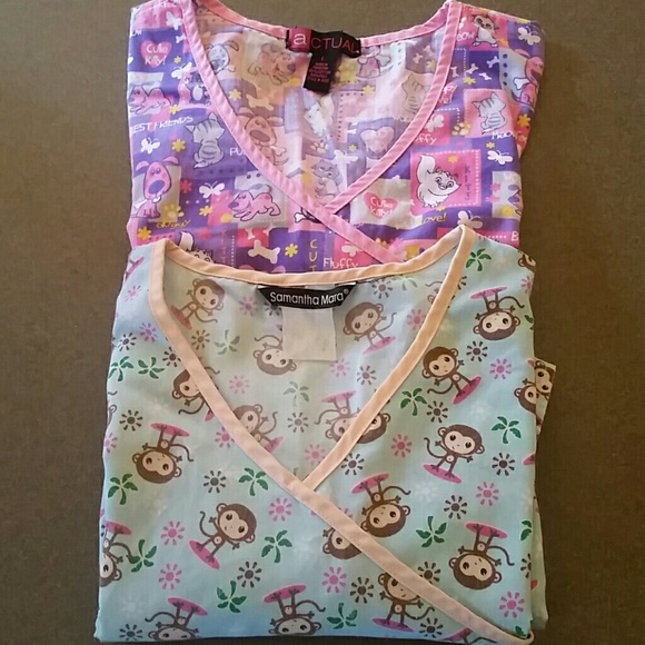 Scrub tops - 2 - Picture 1 of 4