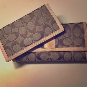 HAS TO GO!! Coach Wallet with Checkbook Holder!